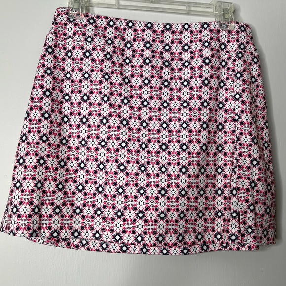 PGA Tour Dresses & Skirts - 🌟3 for $25🌟 PGA Tour Women's Skort|S|Pink and Navy Blue Pattern